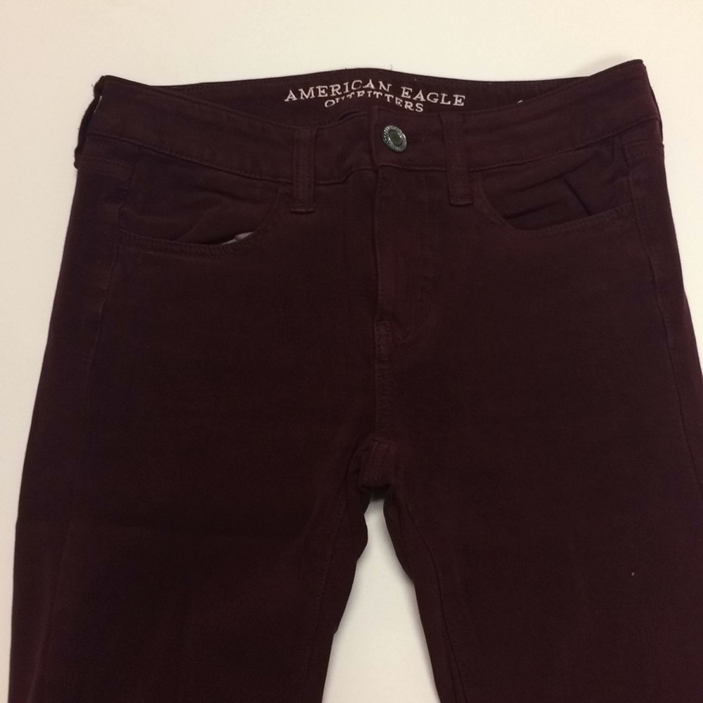 American Eagle Outfitters Burgundy Jeans